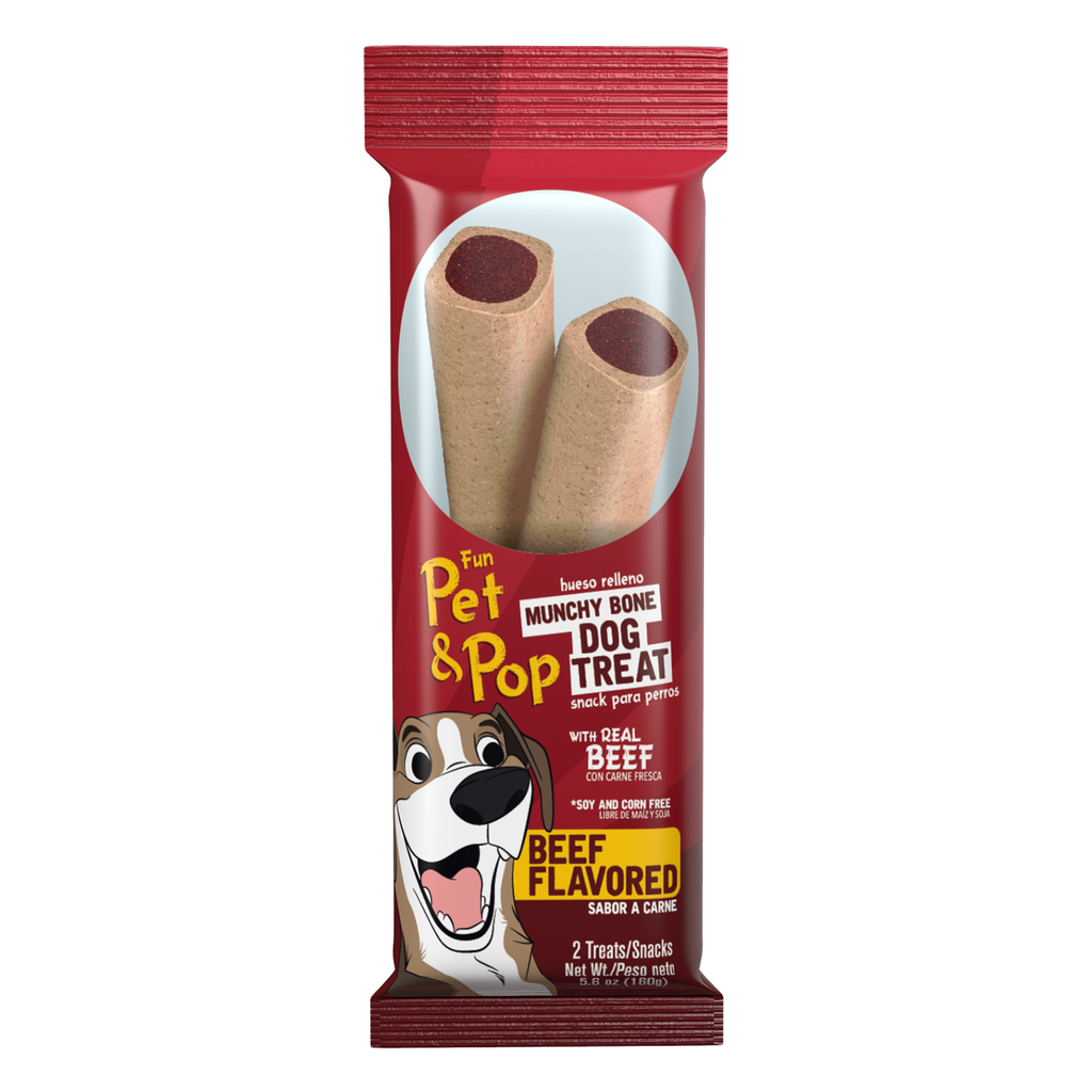 Pet&amp;Pop Munchi Bone Beef 12x160Gs