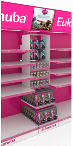 EUK Metal Rack With Frame 500