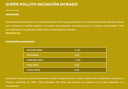 Super Pollito Iniciacion Dorado Quebrantado / Super Chick Initiation Golden Broken