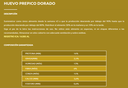 Huevo Prepico Dorado Quebrantado / Broken Golden Prepeak Egg
