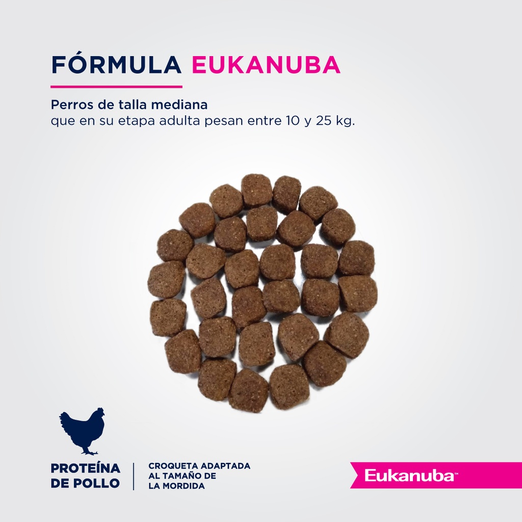 EUK Adult Medium Breed 15KG ARG