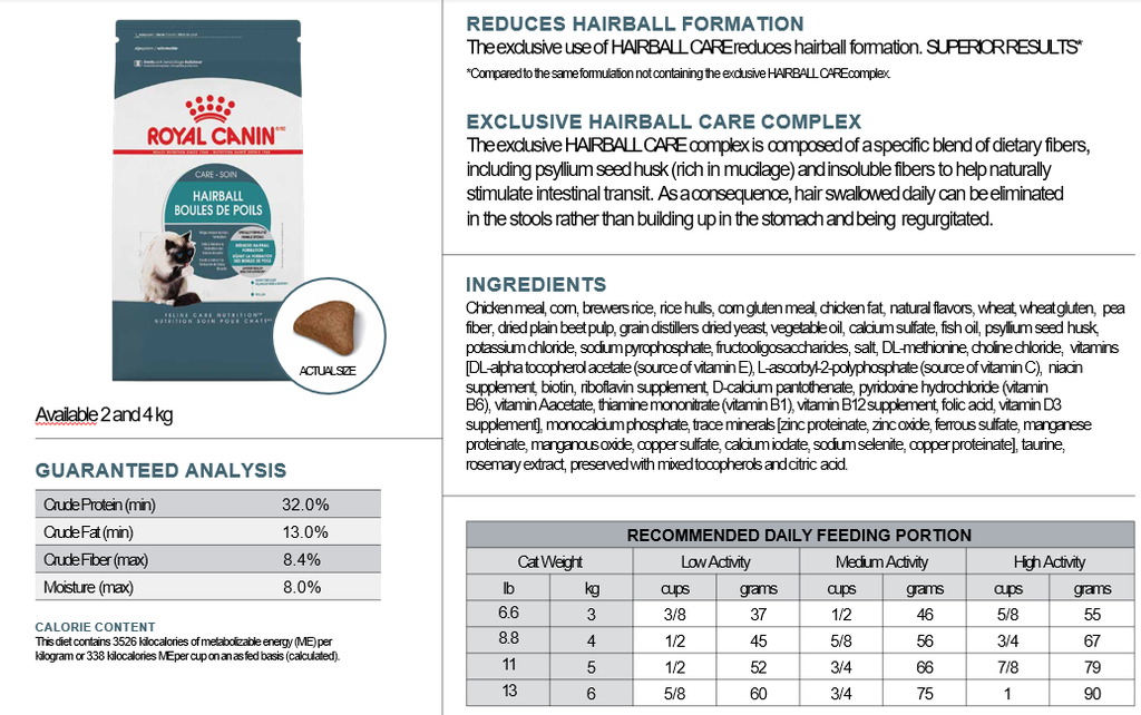 FCN Intense Hairball 4KG