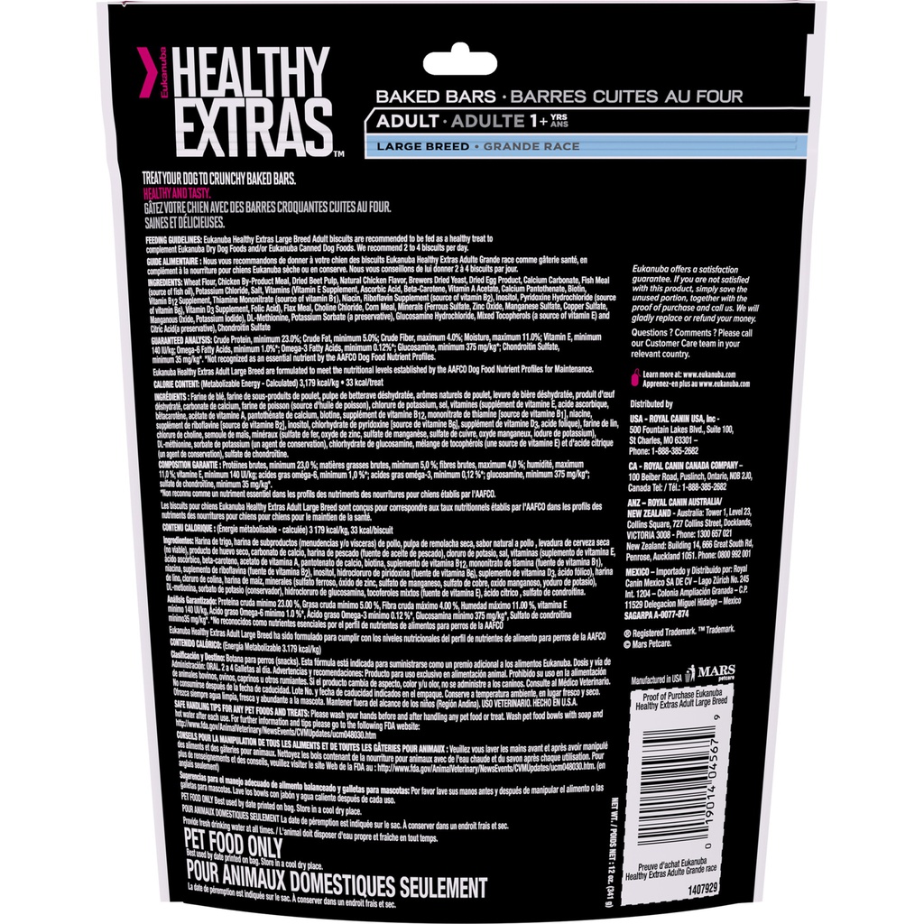 EUK Adult Large Breed Treats 12oz