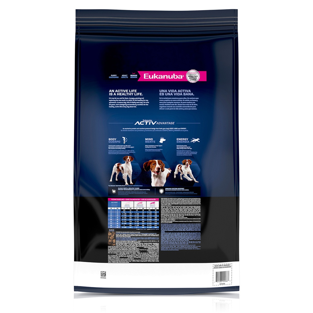 EUK Senior Lamb &amp; Rice 30LB 