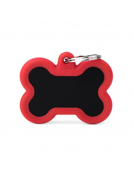 Black Bone Alu Red Rubber