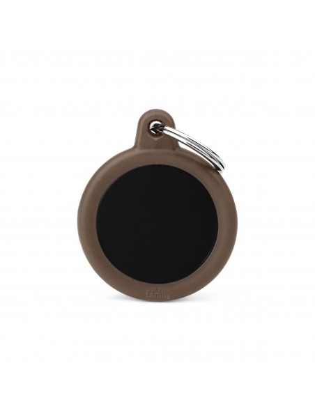 Black Circle Alu Brown Rubber