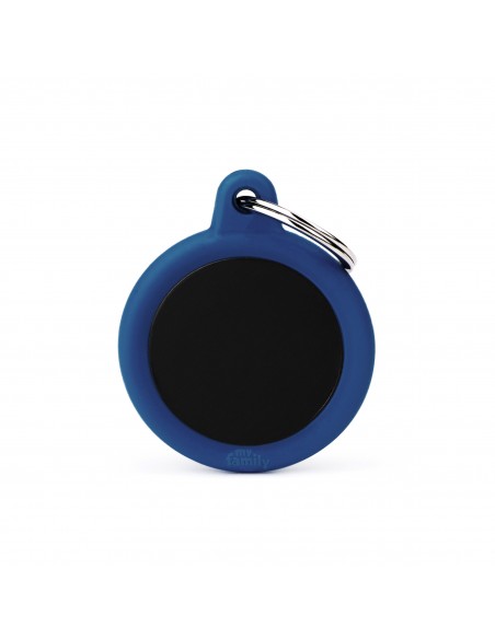 Black Circle Alu Dark Blue Rubber