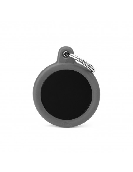 Black Circle Alu Grey Rubber