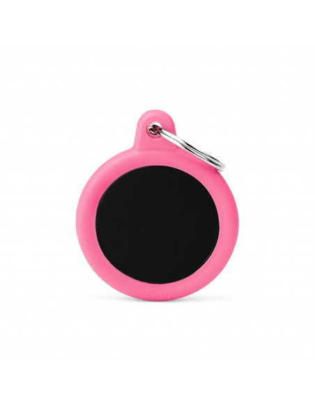 Black Circle Alu Pink Rubber