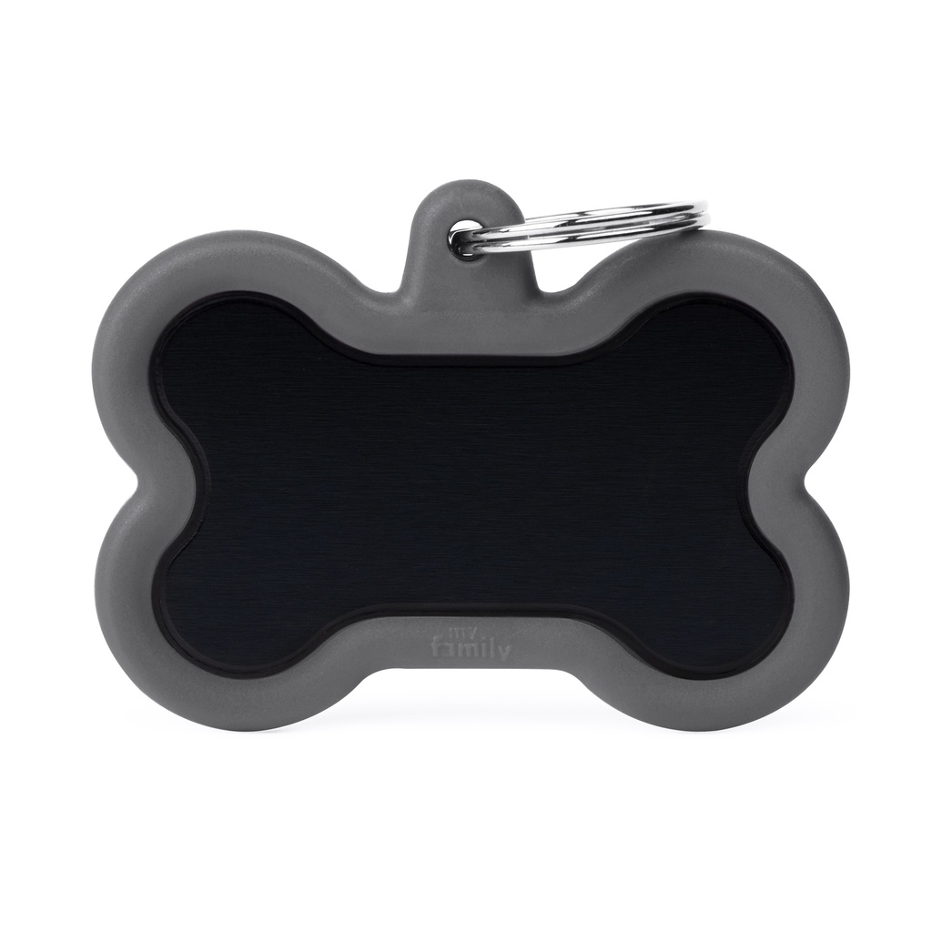 Black Bone XL Alu Grey Rubber