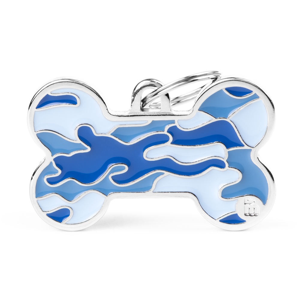XL Bone Camouflage Blue