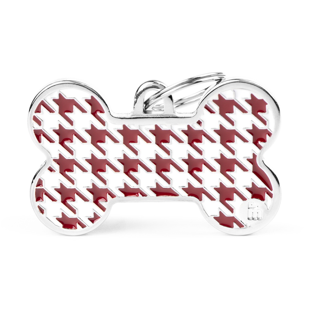 XL Bone Pied A Poule Red