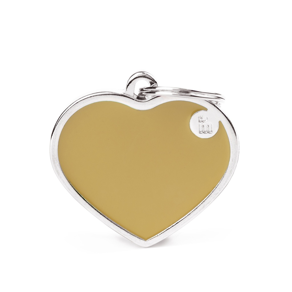 L Heart Brown