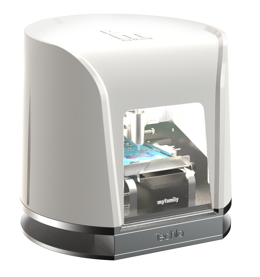 Ice White Techla XS Engraving System