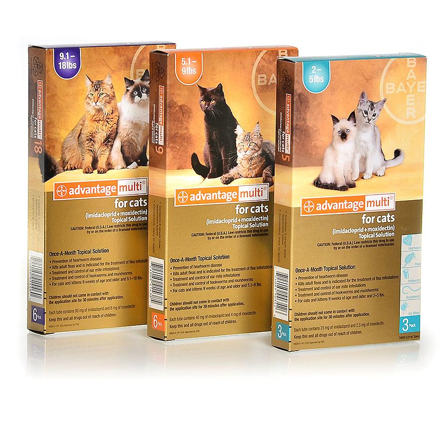 Advantage Multi Cat 3 X 0,8 ML (Cat &gt;4KG)