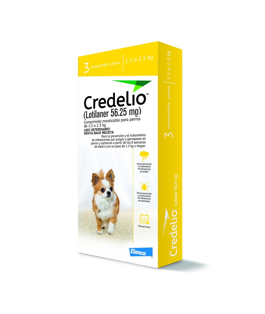 Credelio Tablet 56,25MG x 3u. (Dog 1,3 to 2,5KG)