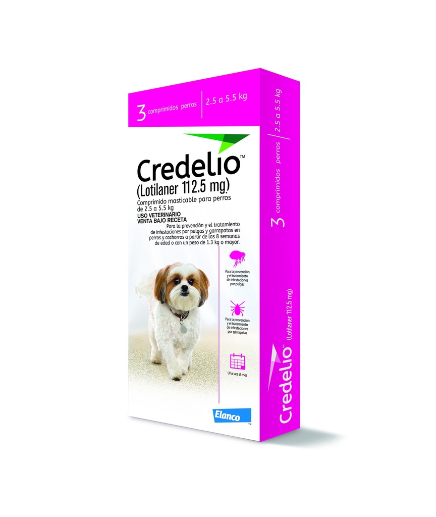 Credelio Tablet 112,5MG x 3u. (Dog 2,5 to 5,5KG)