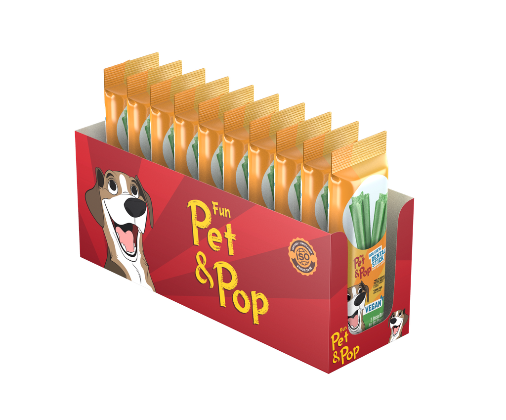 Pet&amp;Pop Dental Vegan 12x50Gs