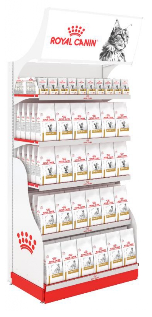RC Metal Rack 1m x 0,50m with LED