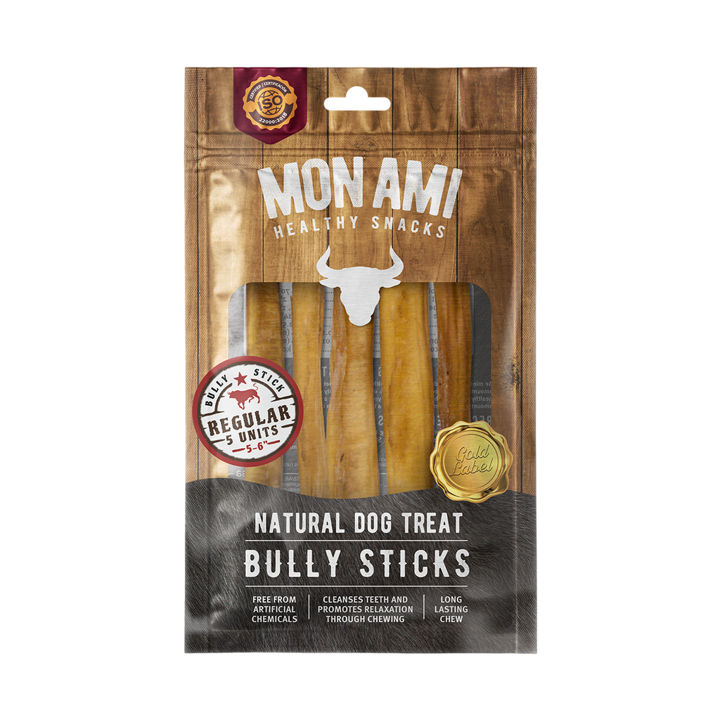 Mon Ami Bully Stick Regular 6&quot; 5pcs.