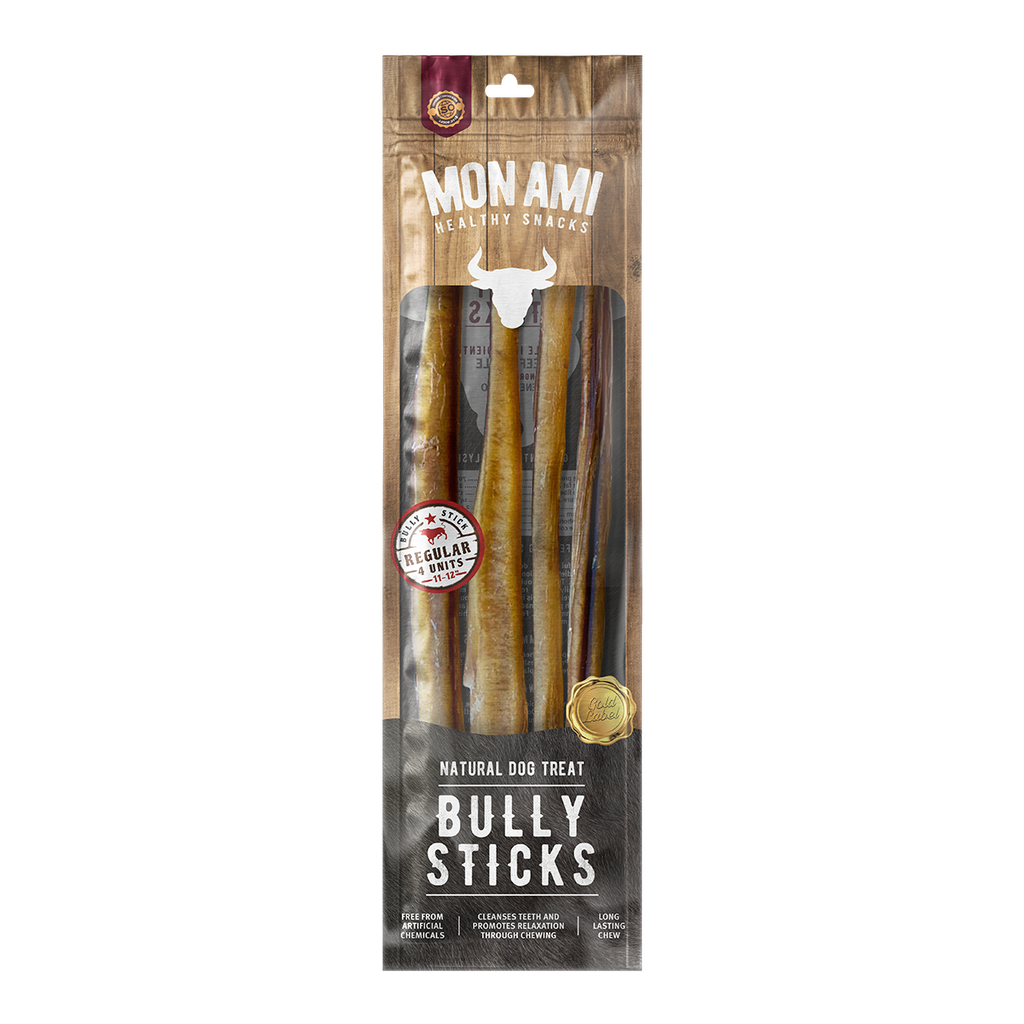 Mon Ami Bully Stick Regular 12&quot; 4pcs.