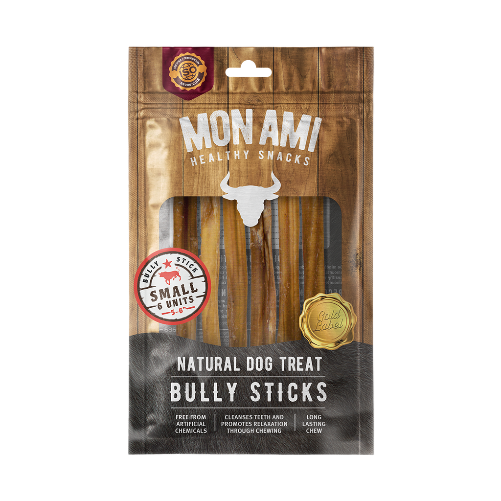 Mon Ami Bully Stick Small 6" 6pcs.