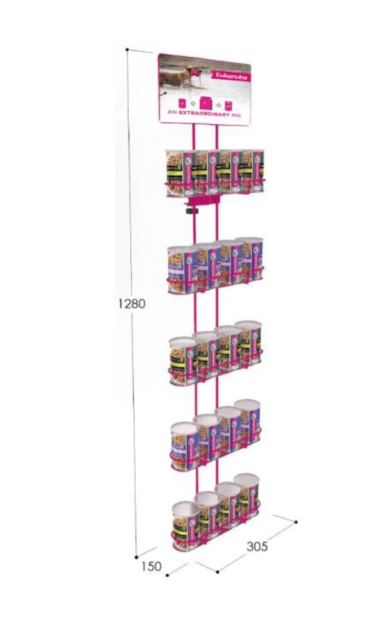 EUK Vertical Wire Shelf for Cans