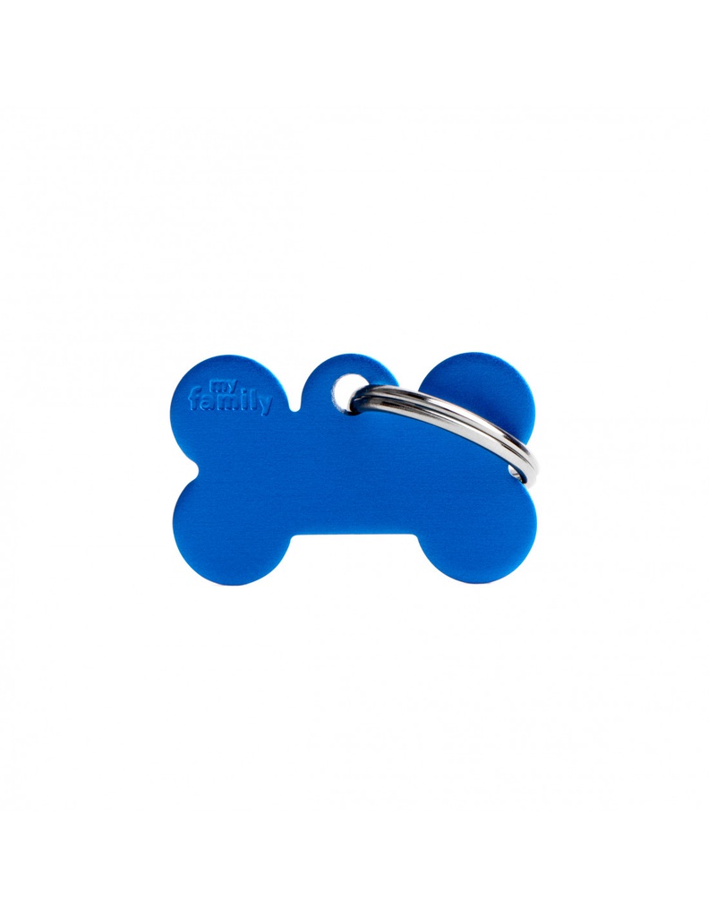 Small Bone Aluminum Blue
