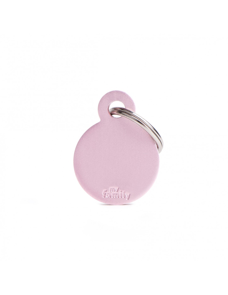 Small Round Aluminum Pink