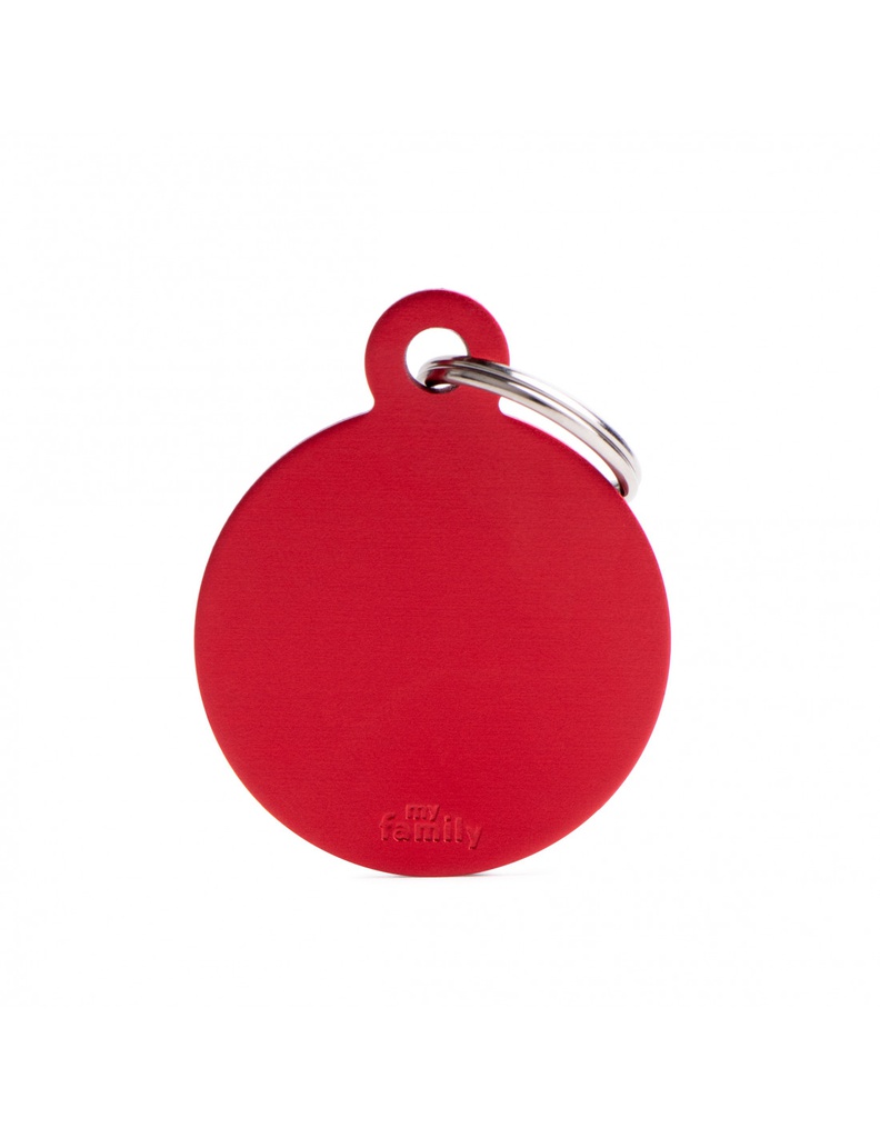 Big Round Aluminum Red