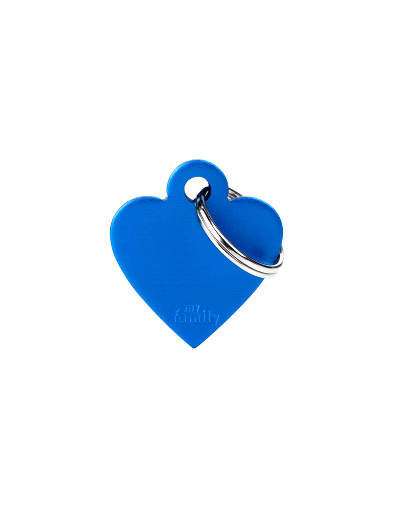 Small Heart Aluminum Blue