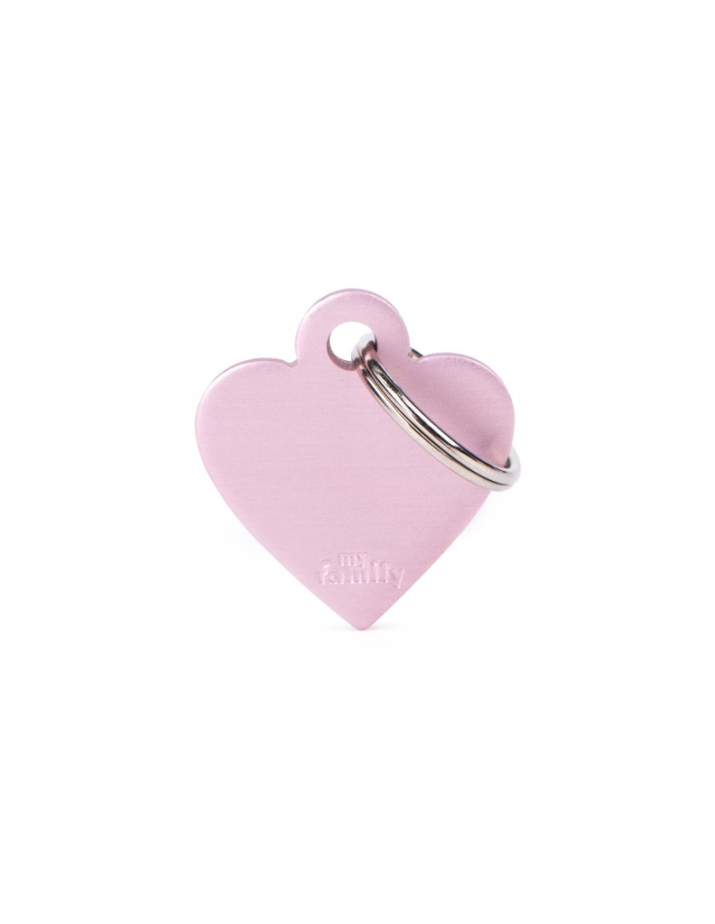 Small Heart Aluminum Pink
