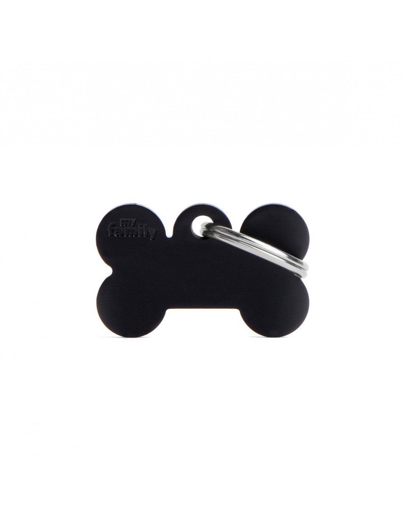 Small Bone Aluminum Black