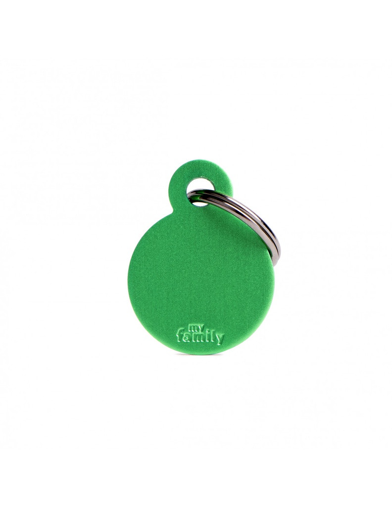 Small Round Aluminum Green