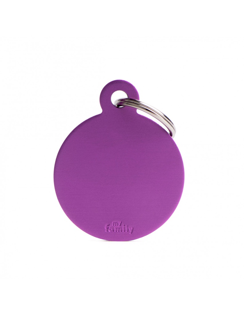 Big Round Aluminum Purple