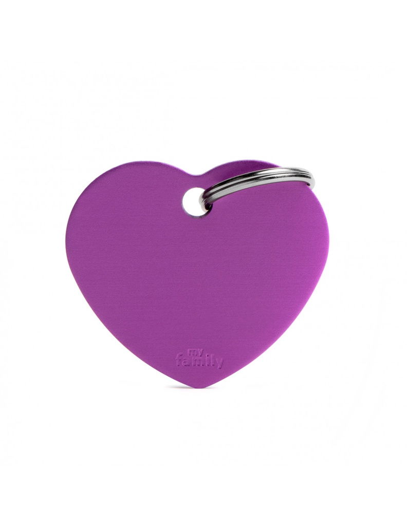 Big Heart Aluminum Purple