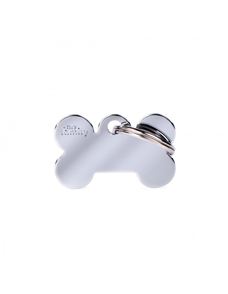 Small Bone Chromed Brass