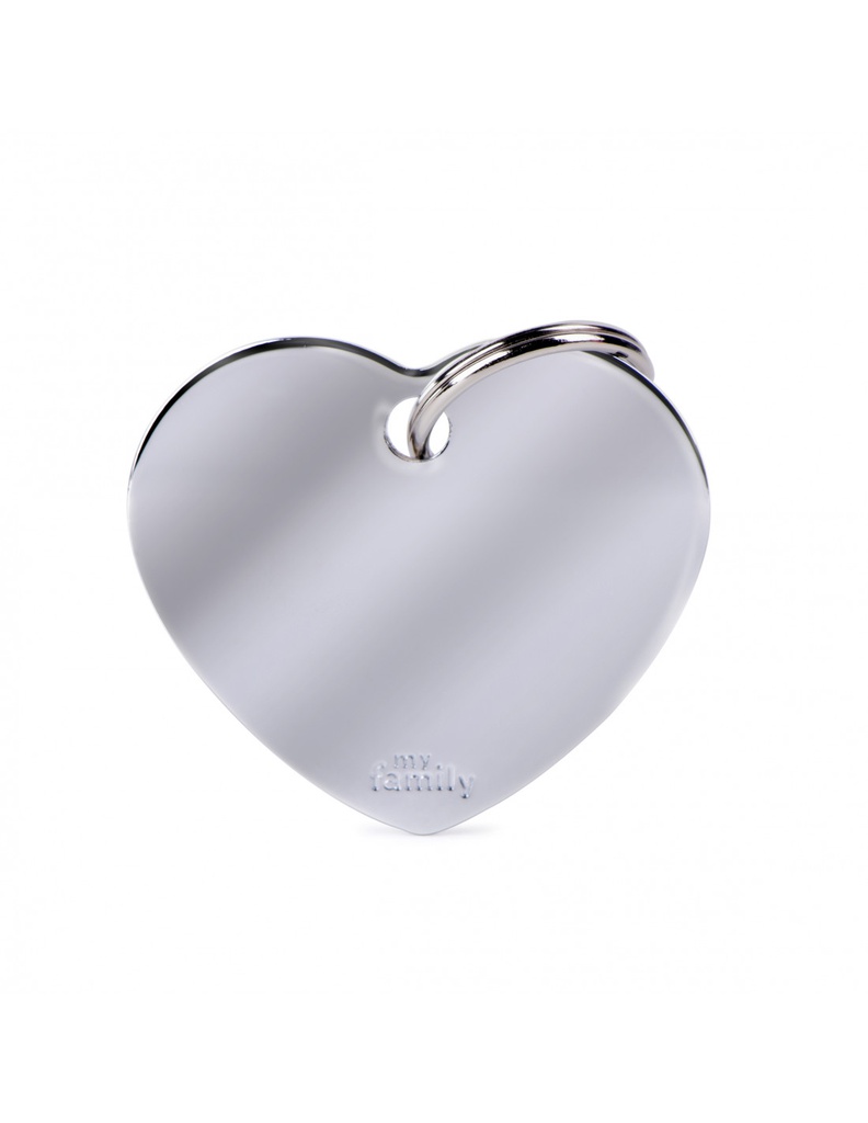 Big Heart Chromed Brass