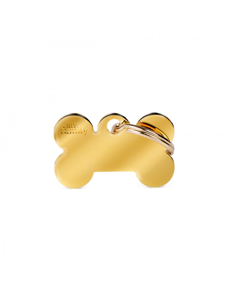 Small Bone Golden Brass