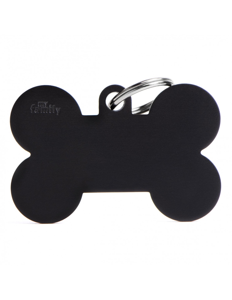 Black XL Aluminum Bone