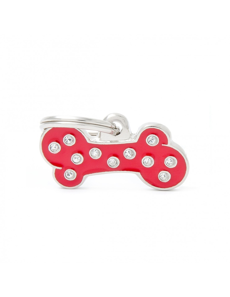 Small Red Bone Strass