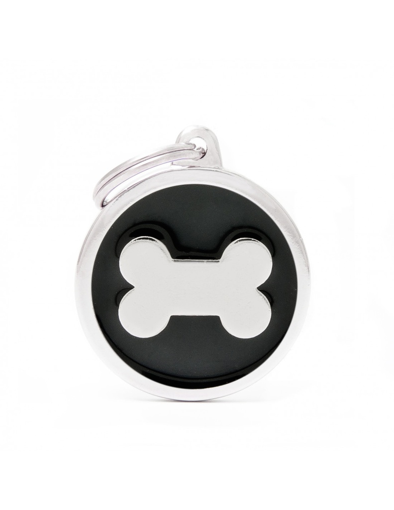 Black Big Circle  Bone