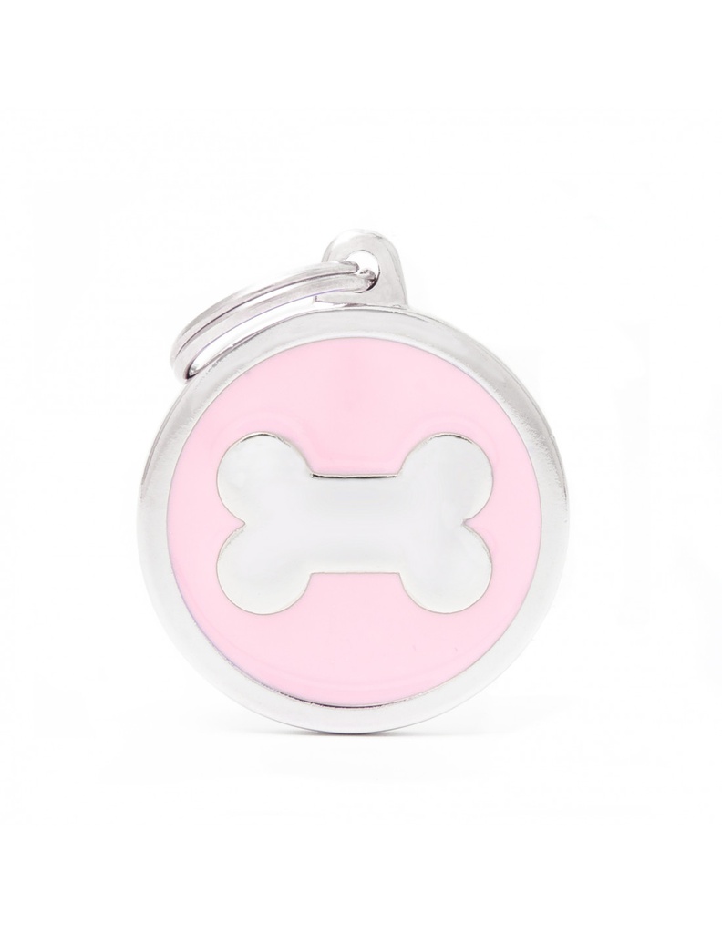 Pink Big Circle Bone