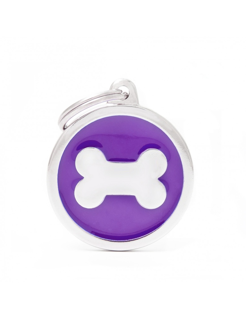 Purple Big Circle Bone