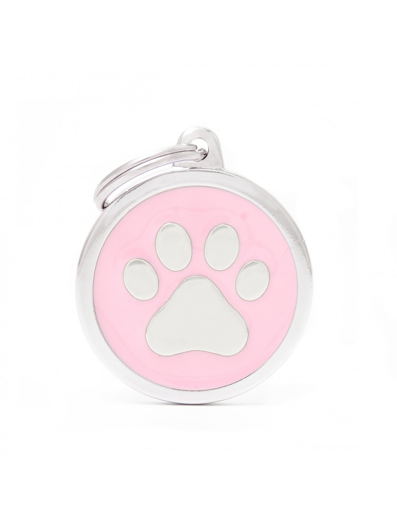 Pink Big Circle Paw
