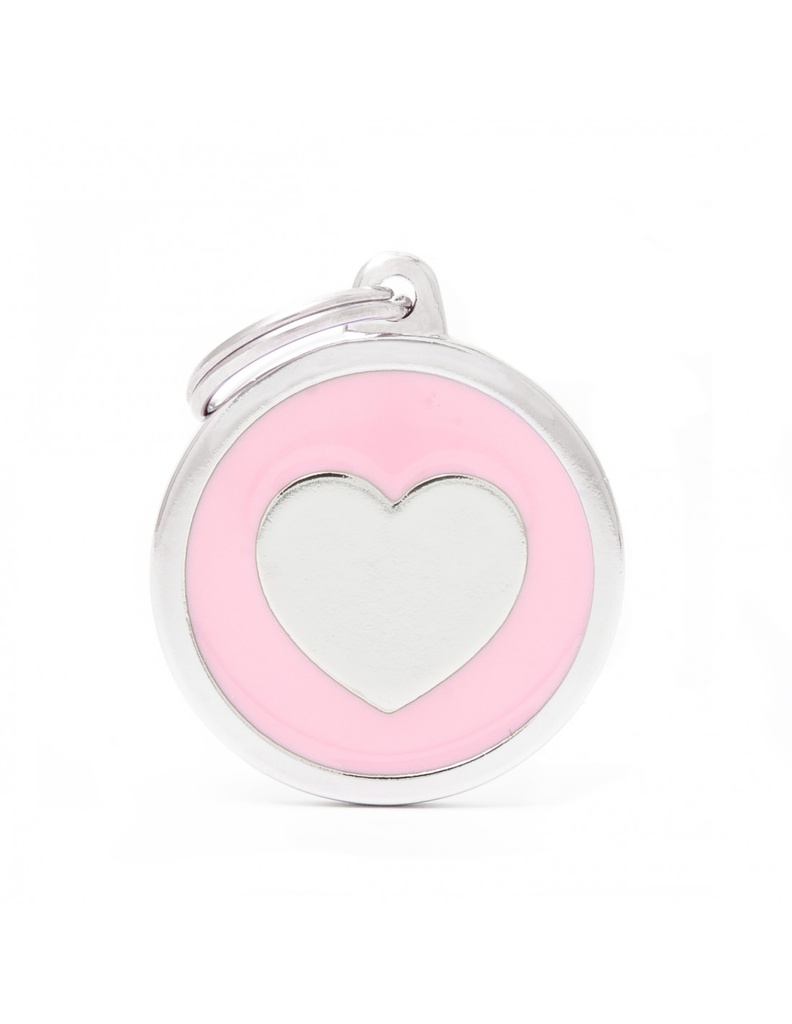 Pink Big Circle Heart