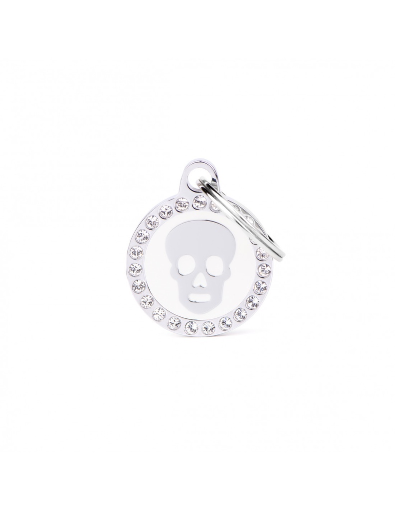 White Glam Skull