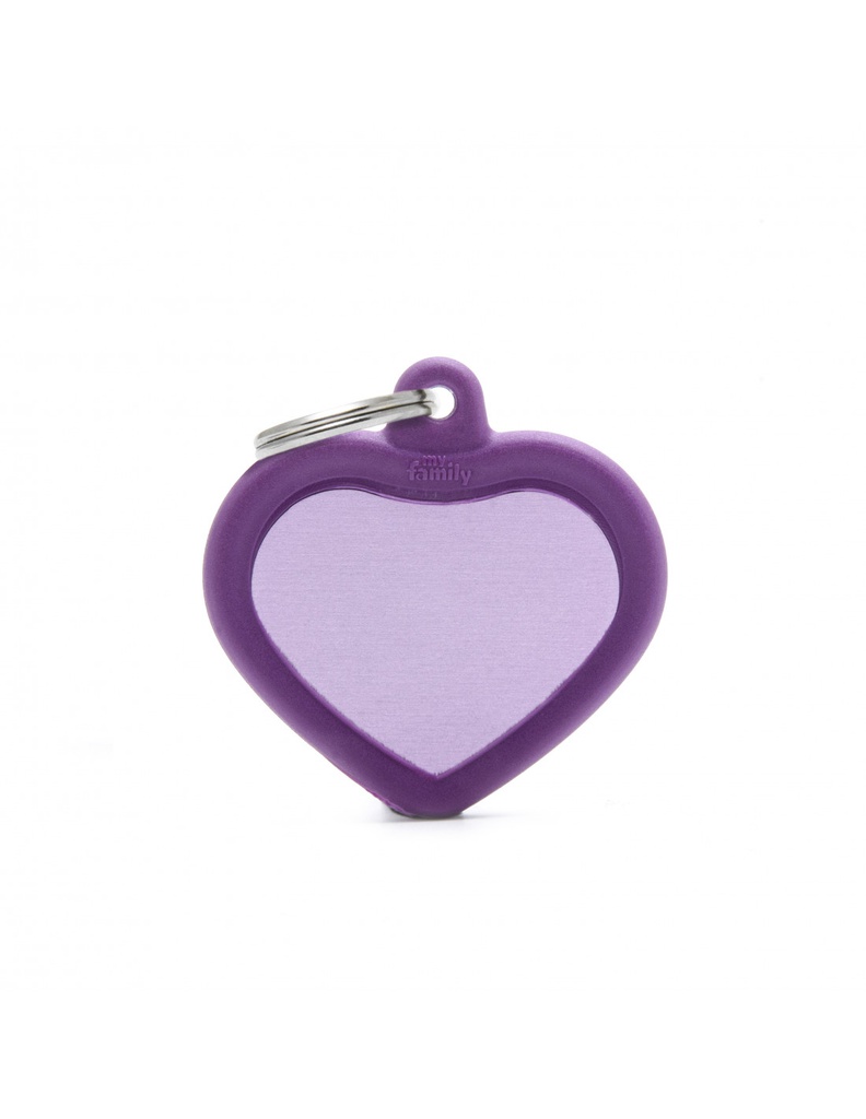 Purple Heart Alu Purple Rubber