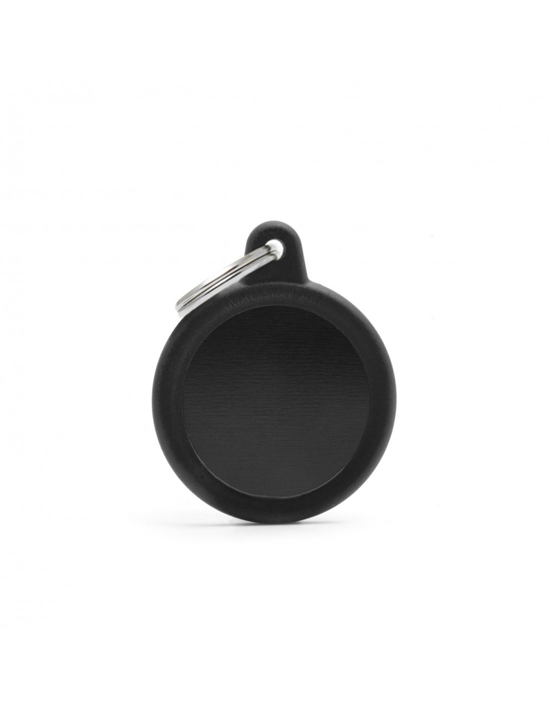 Black Circle Alu Black Rubber