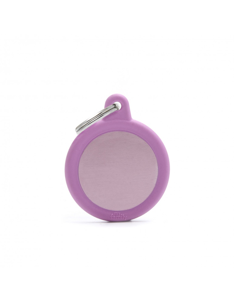 Pink Circle Alu Pink Rubber